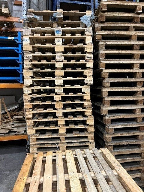 paletten hout, Ophalen, Gebruikt, Pallet, Minder dan 200 cm