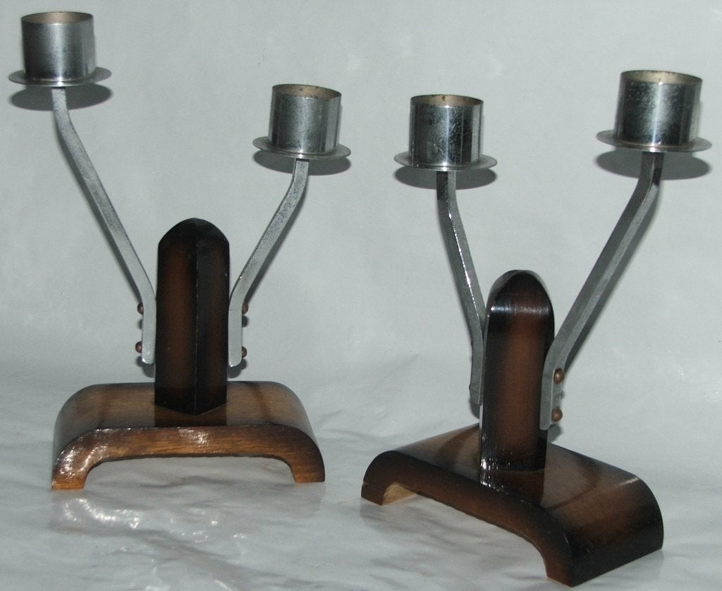 Antieke Kandelaars - 3 Types, Ophalen of Verzenden