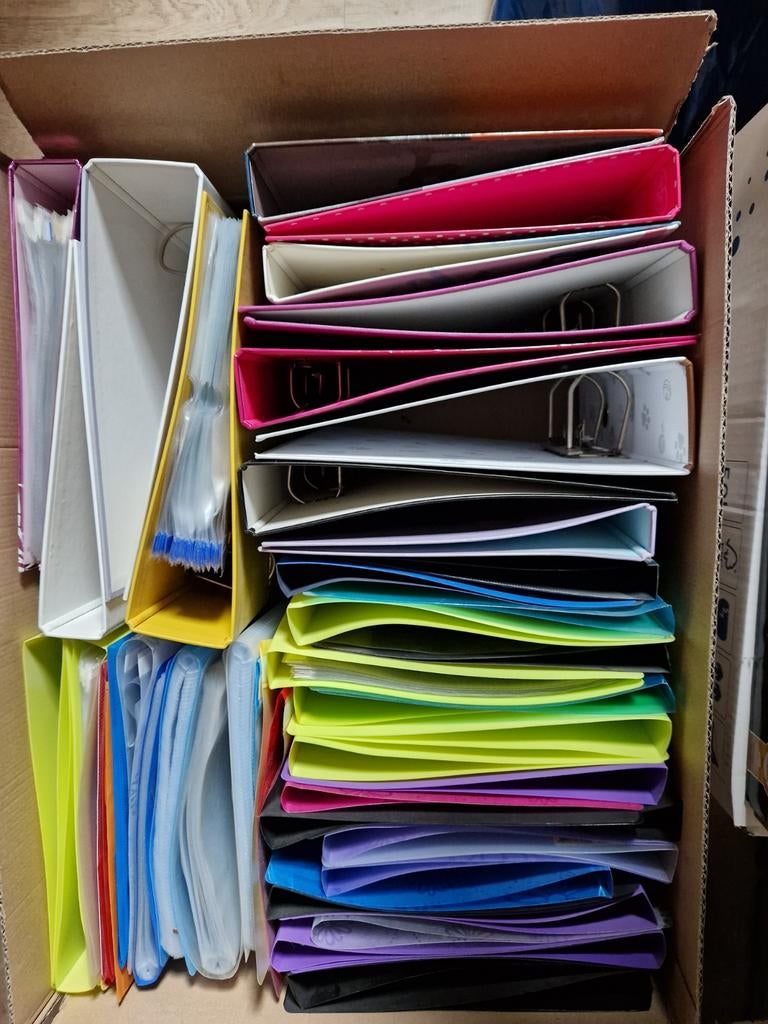 Dikke en dunne mappen en hoesjes, Ophalen