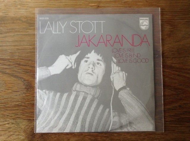 single lally stott, Cd's en Dvd's, 7 inch, Ophalen of Verzenden, Pop, Beschermende buitenhoes