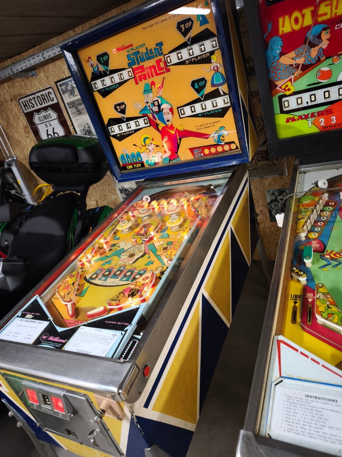 Flipper Williams Student Prince, Collections, Machines | Flipper (jeu), Utilisé, Mécanique, Williams, Enlèvement