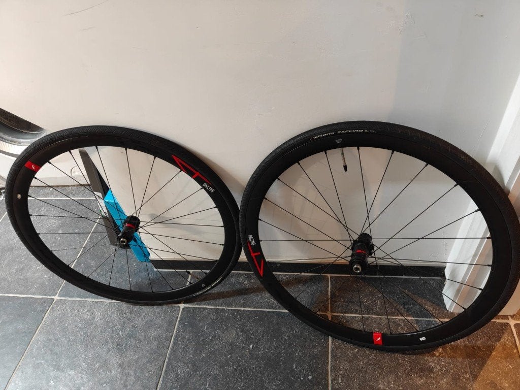 Fulcrum Racing 4 Alu Disc Race Wielset, Vélos & Vélomoteurs, Vélos Pièces, Fulcrum, Comme neuf, Enlèvement, Autres types
