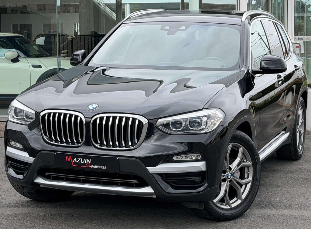 BMW X3 2.0 dA sDrive18 * X Line * Cuir * Caméra * Gar 1an *, Auto's, Automaat, Achterwielaandrijving, 4 cilinders, Lichtsensor