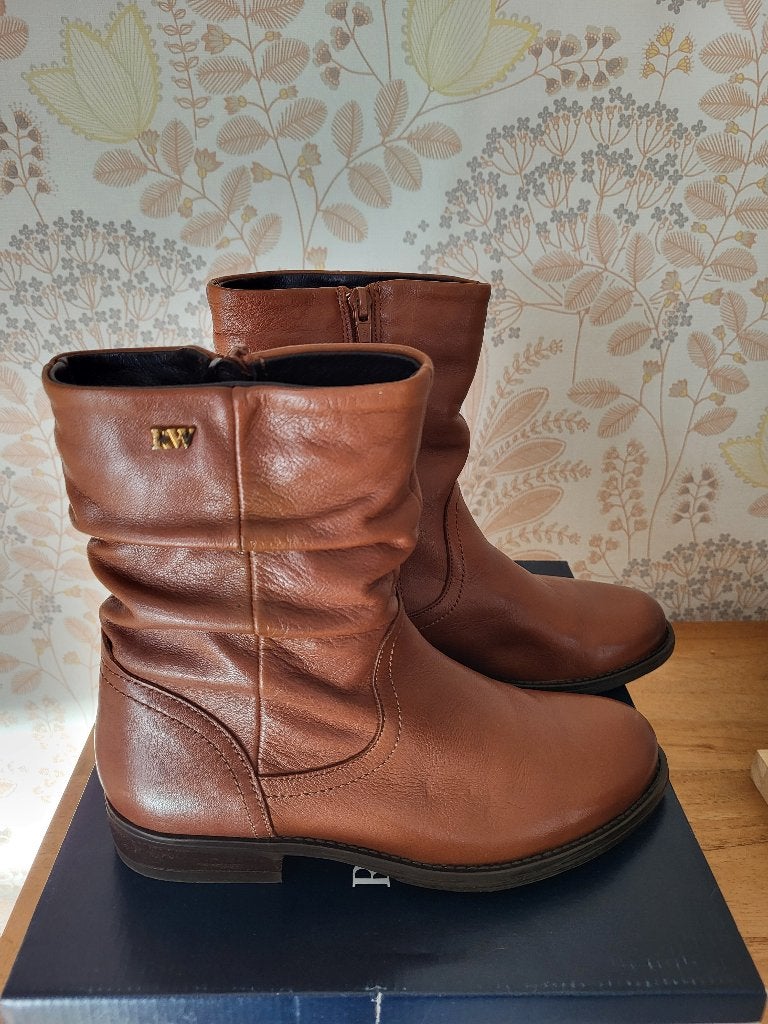Dames boots Riverwoods, Ophalen, Bruin, River Woods, Lage of Enkellaarzen