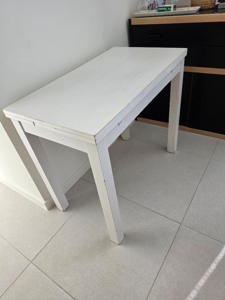 Ikea Uitschuifbare eettafe Uitschuifbare tafel (60x90), Ophalen, Overige materialen, Gebruikt, 100 tot 150 cm