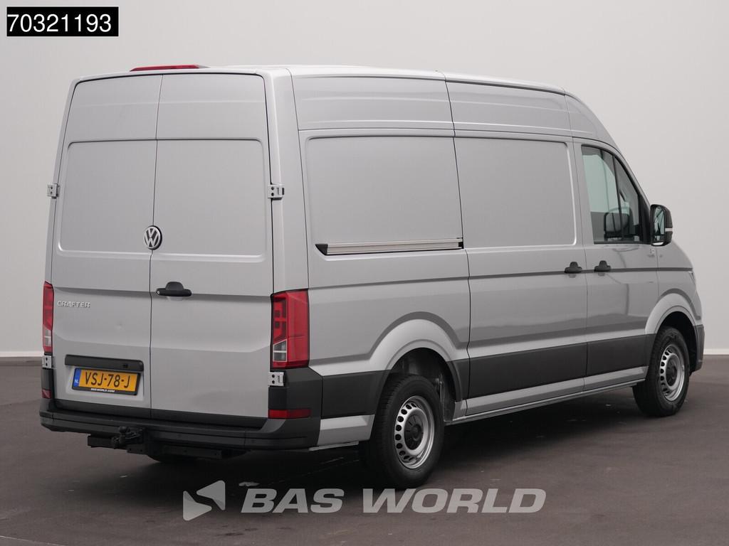 Volkswagen Crafter 140pk Automaat L3H3 Trekhaak Airco Cruise, Autos, Argent ou Gris, Achat, Euro 6, Entreprise
