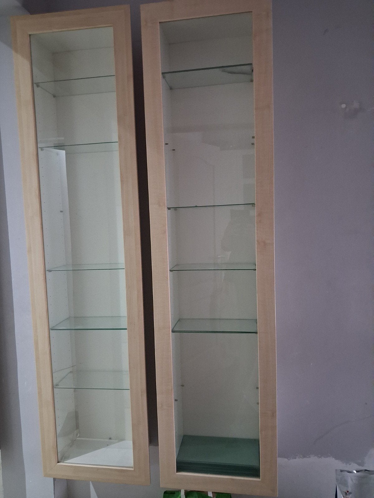 Vitrines Ikea Bertby vintage, Enlèvement, Verre