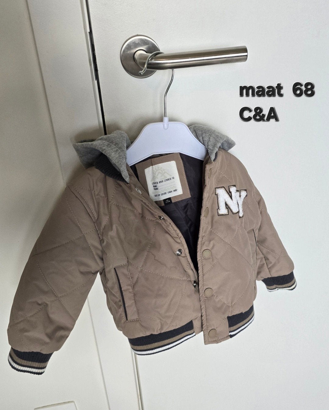 2 Leuke babyjasjes  (m.68 C&A en m.58 Zeeman), Enlèvement, Comme neuf, Taille 68