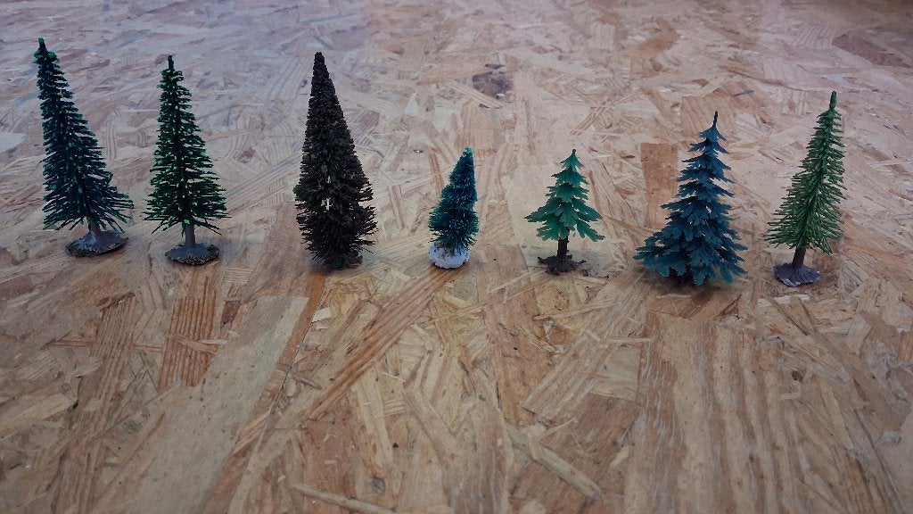 Modelbouw - miniatuur bomen, Ophalen, Gebruikt, Diorama