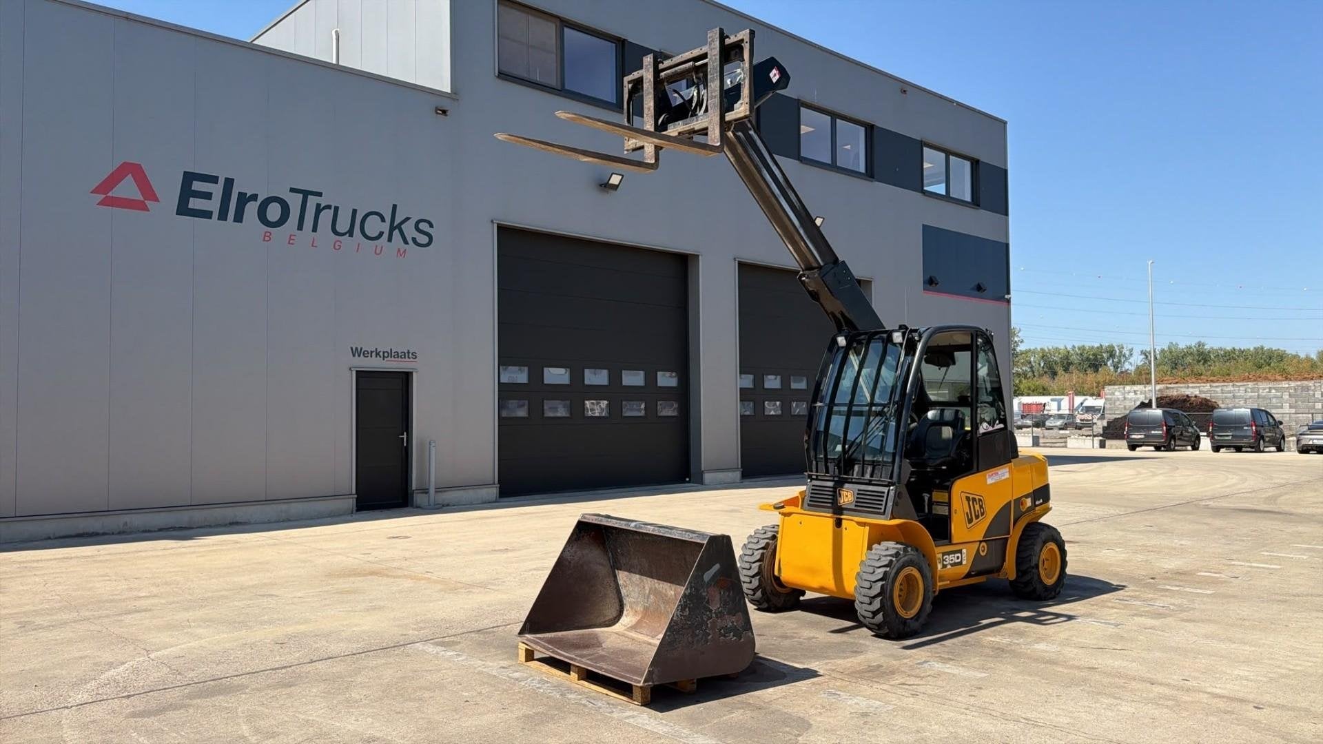 JCB 35D ( 853.6 HOURS ! / TELETRUK / 4X4 / TOP CONDITION / B, Zakelijke goederen, Machines en Bouw | Heftrucks en Intern transport