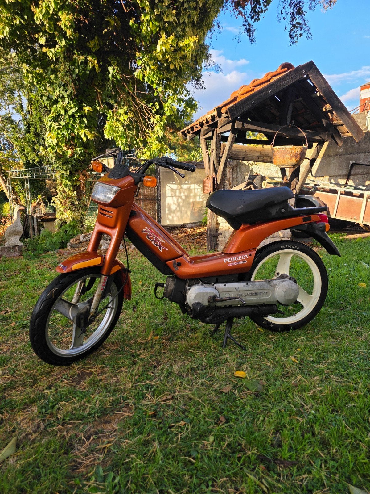 Peugeot Fox Deluxe Classe A - 50cc - Orange métallisé, Enlèvement ou Envoi, Classe A (25 km/h), 50 cm³