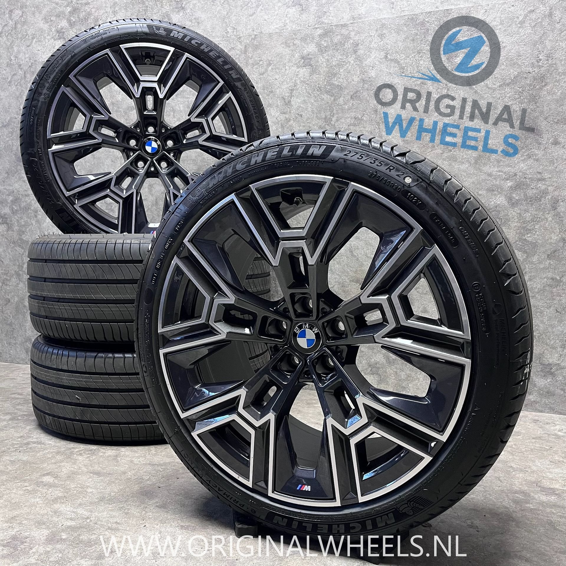20 inch originele velgen + zomerbanden BMW 5 serie I5 939 M, -, -, Banden en Velgen, Ophalen of Verzenden