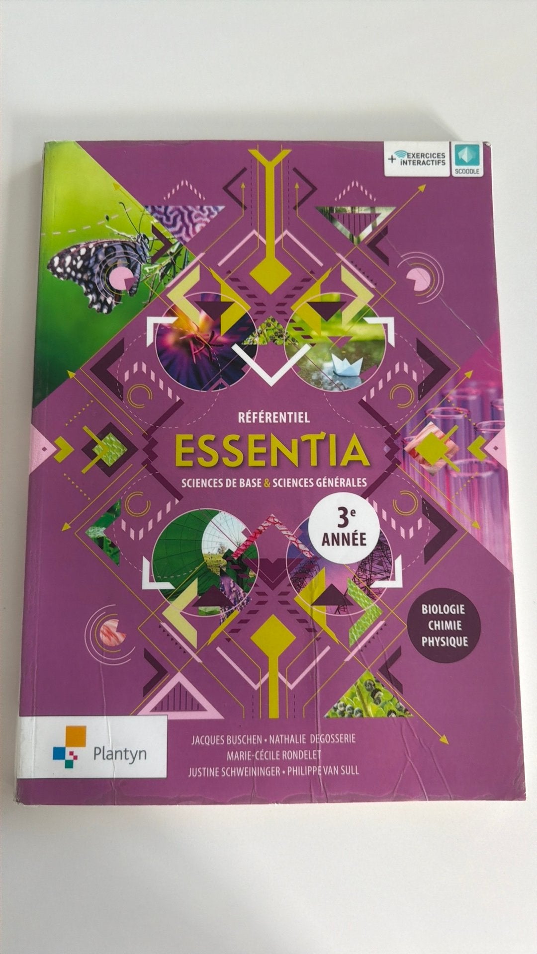 Référentiel, Essentia 3 ème  biologie chimie physique, Enlèvement ou Envoi, Utilisé, Enseignement secondaire inférieur, Biologie