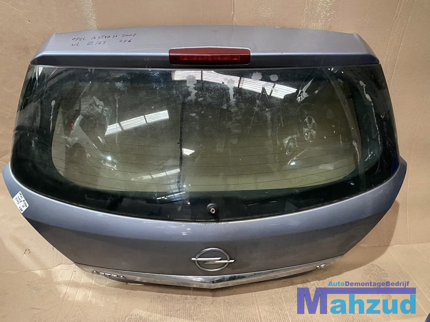 OPEL ASTRA H Grijs zilver Z163 Achterklep achterdeur, Gebruikt, Deur, Opel Automobile GmbH, Kontakt@opel-infoservice.de