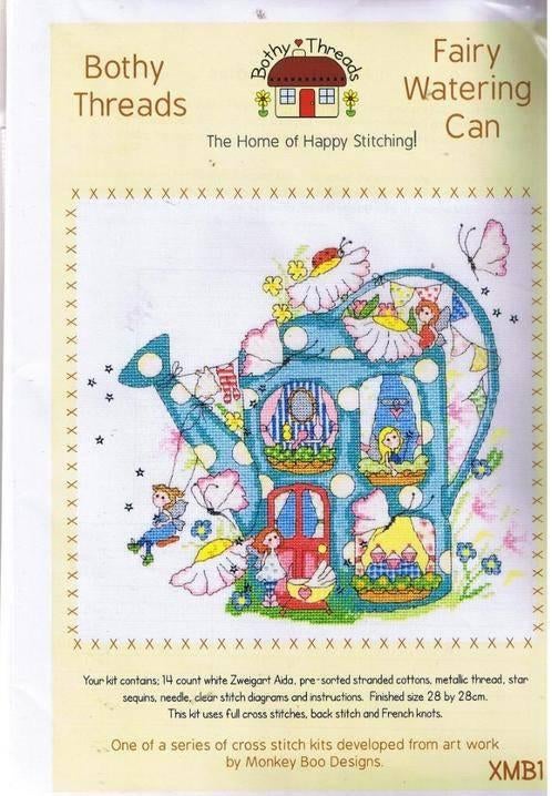 Borduurpakket Fairy Watering Can van Bothy Threads, Hobby en Vrije tijd, Borduren en Borduurmachines, Nieuw, Borduurpakket, Verzenden