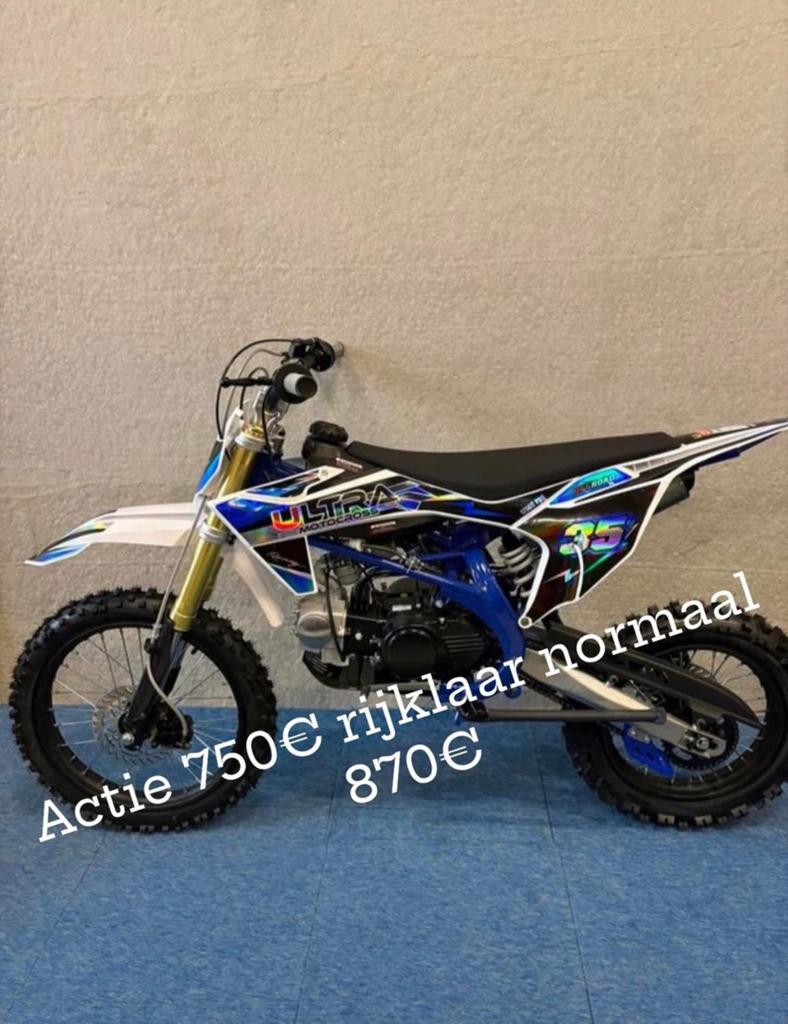 Ultra 125cc 4takt Actie, Fietsen en Brommers, Minibikes, Midibikes en Pitbikes, Zo goed als nieuw, Pitbike, Ophalen