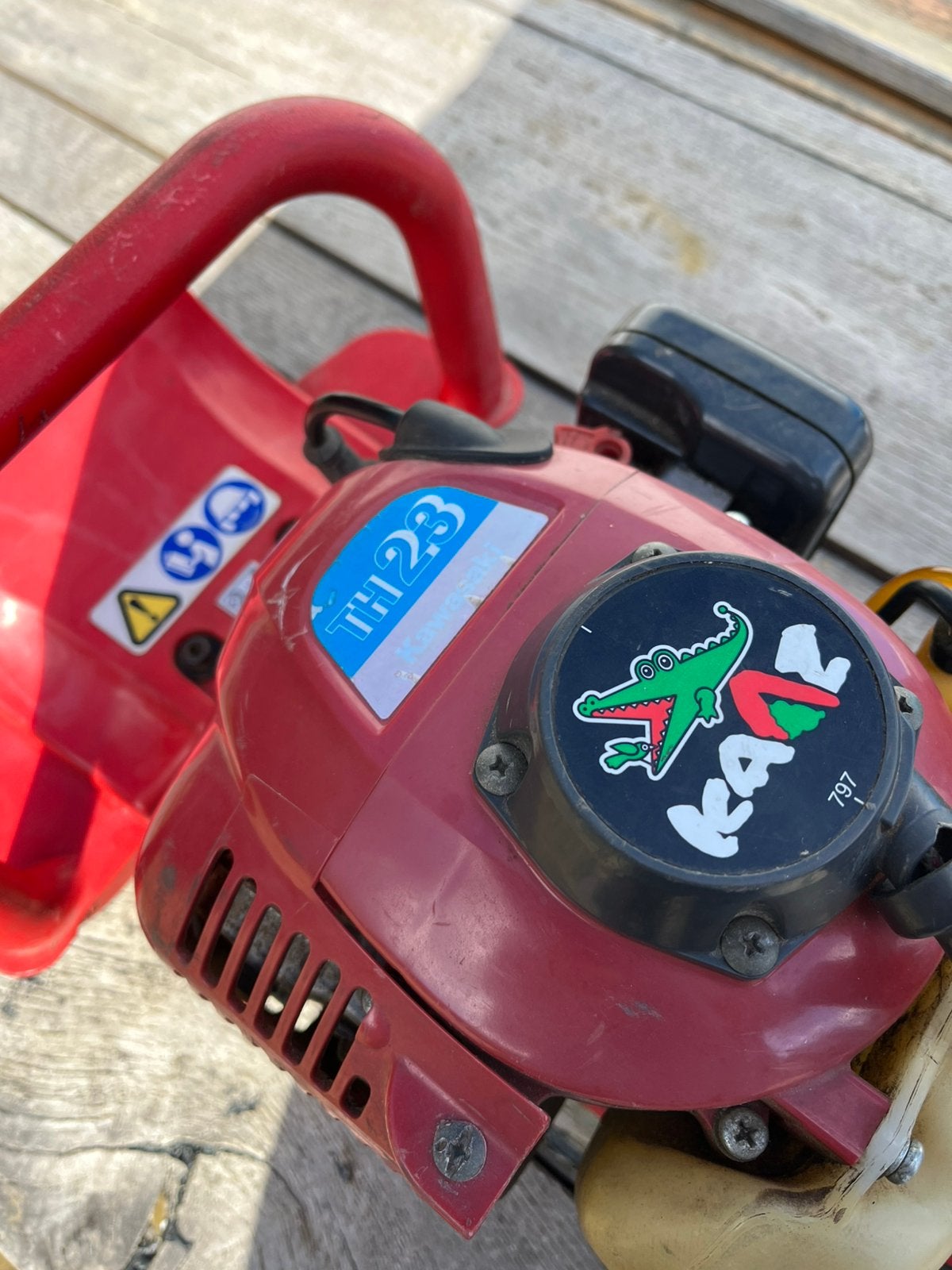 Haagschaar kawasaki, Tuin en Terras, Ophalen, Zo goed als nieuw