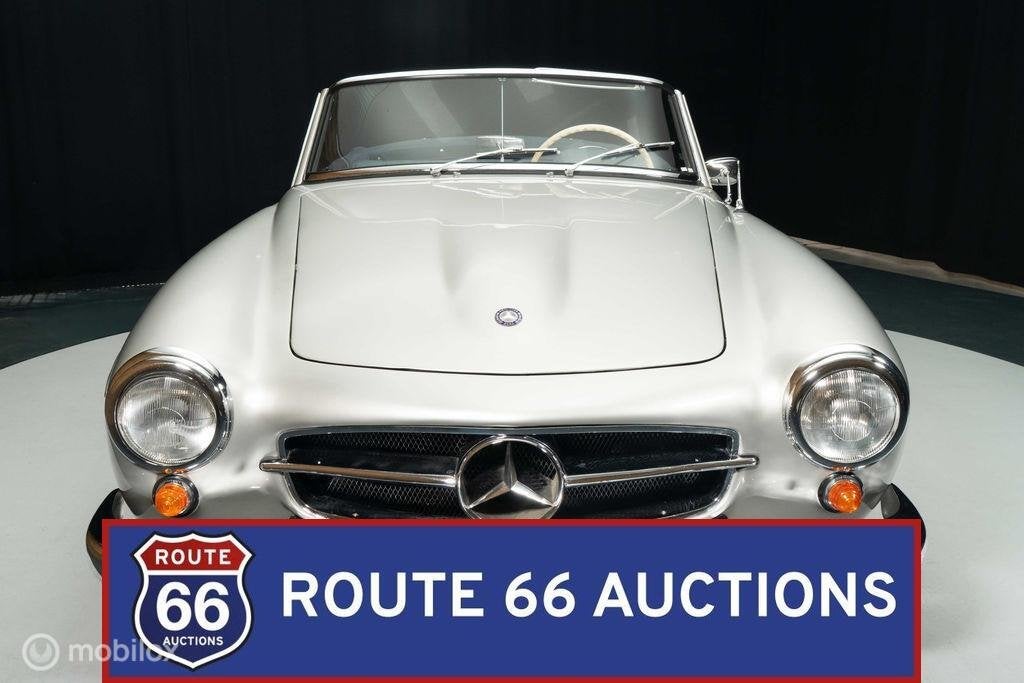 Mercedes-Benz 190SL | 1956 | Route 66 Auctions, Auto's, Zwart, Mercedes-Benz, Bedrijf, Handgeschakeld