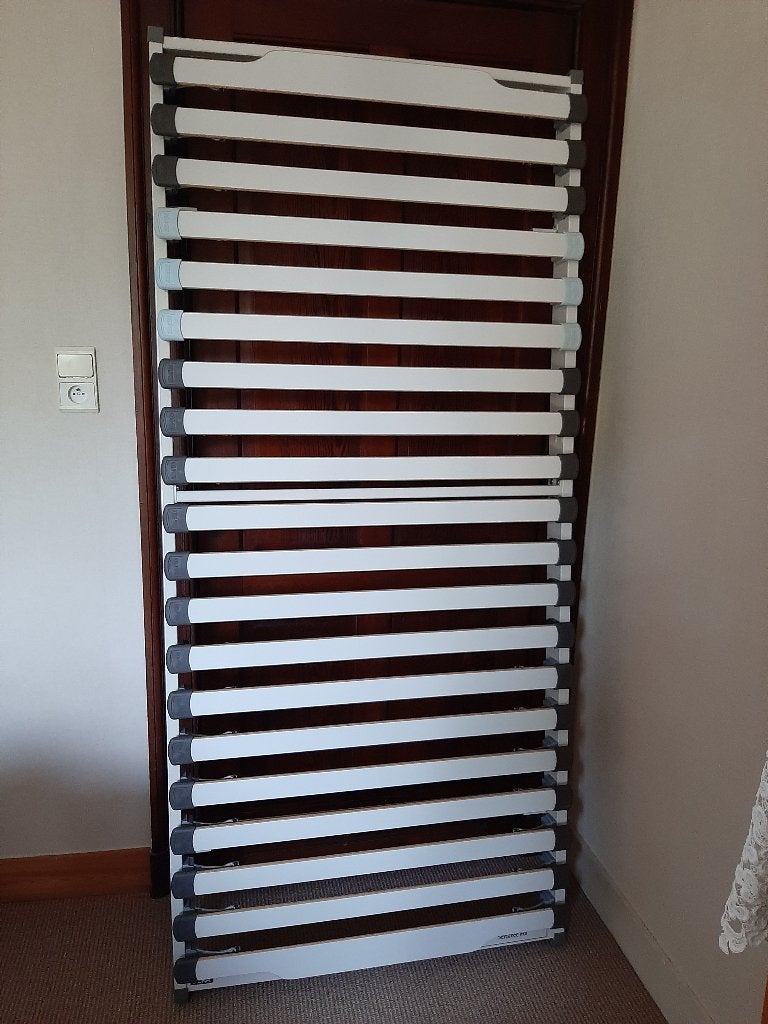 Lattenbodems Beka, Ophalen, 90 cm, Tweepersoons, Zo goed als nieuw