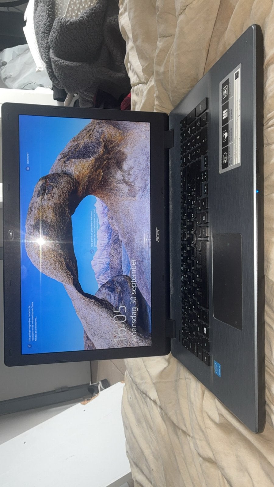 Laptop Acer Aspire E-17, Informatique & Logiciels, Enlèvement, Utilisé