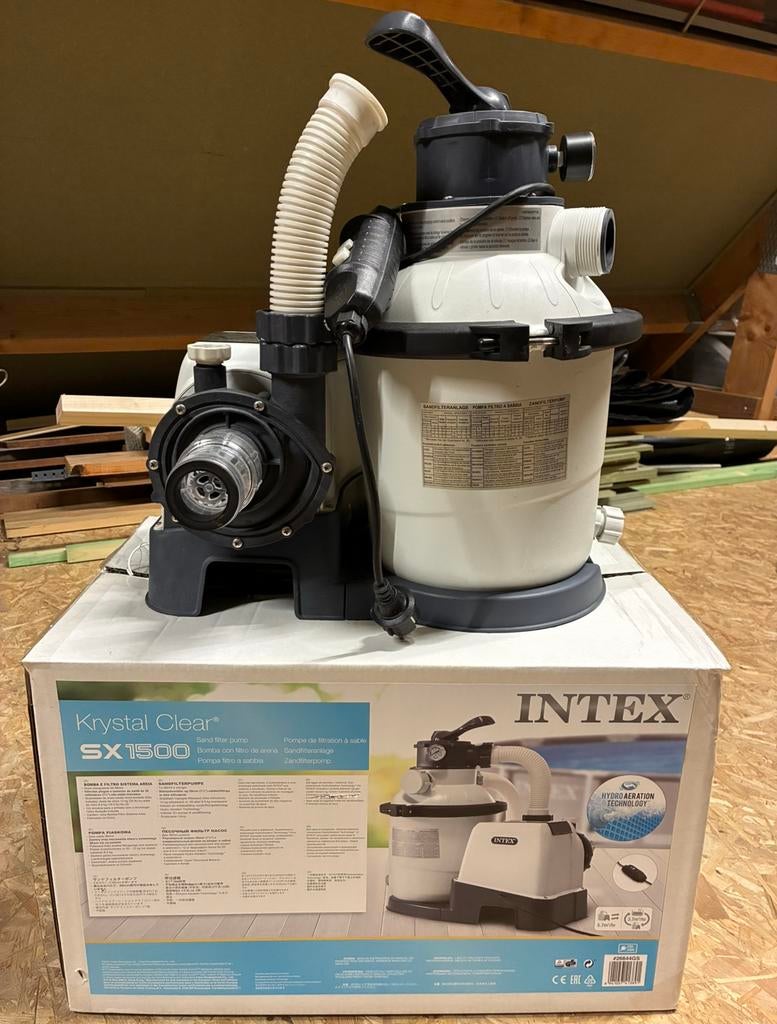 Intex sx 1500 zandfilterpomp, Tuin en Terras, Zwembad-toebehoren, Ophalen, Zo goed als nieuw