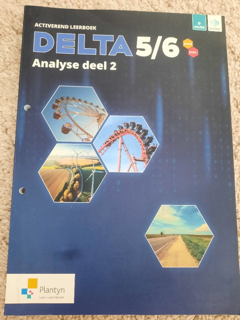 Delta 5/6 Analyse deel 2, Boeken, Ophalen of Verzenden, Zo goed als nieuw