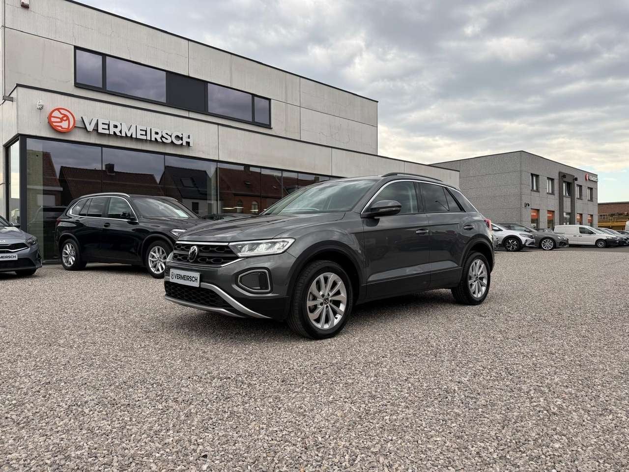 Volkswagen T-Roc T-Roc 1.5 TSI Life Business DSG*CAMERA*APP, Auto's, 1498 cc, Zwart, 4 cilinders, 0 kg