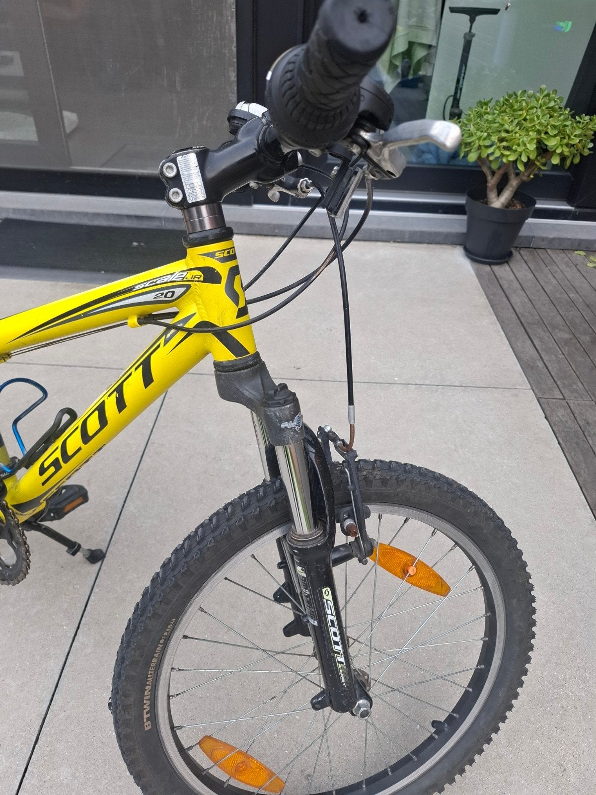 Scott kindermountainbike, Ophalen