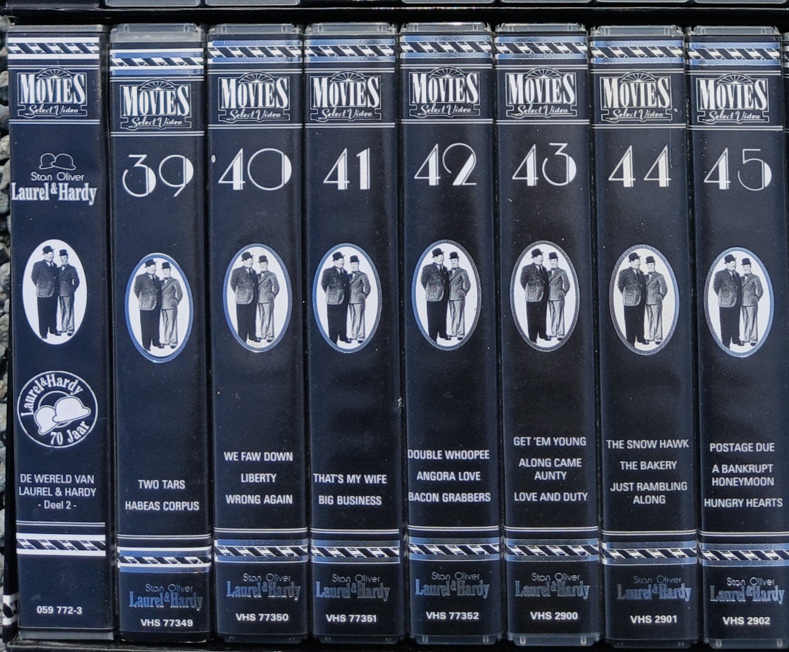 Complete Set Laurel & Hardy (57 Delen) - Nieuw in Folie(NOS), Ophalen