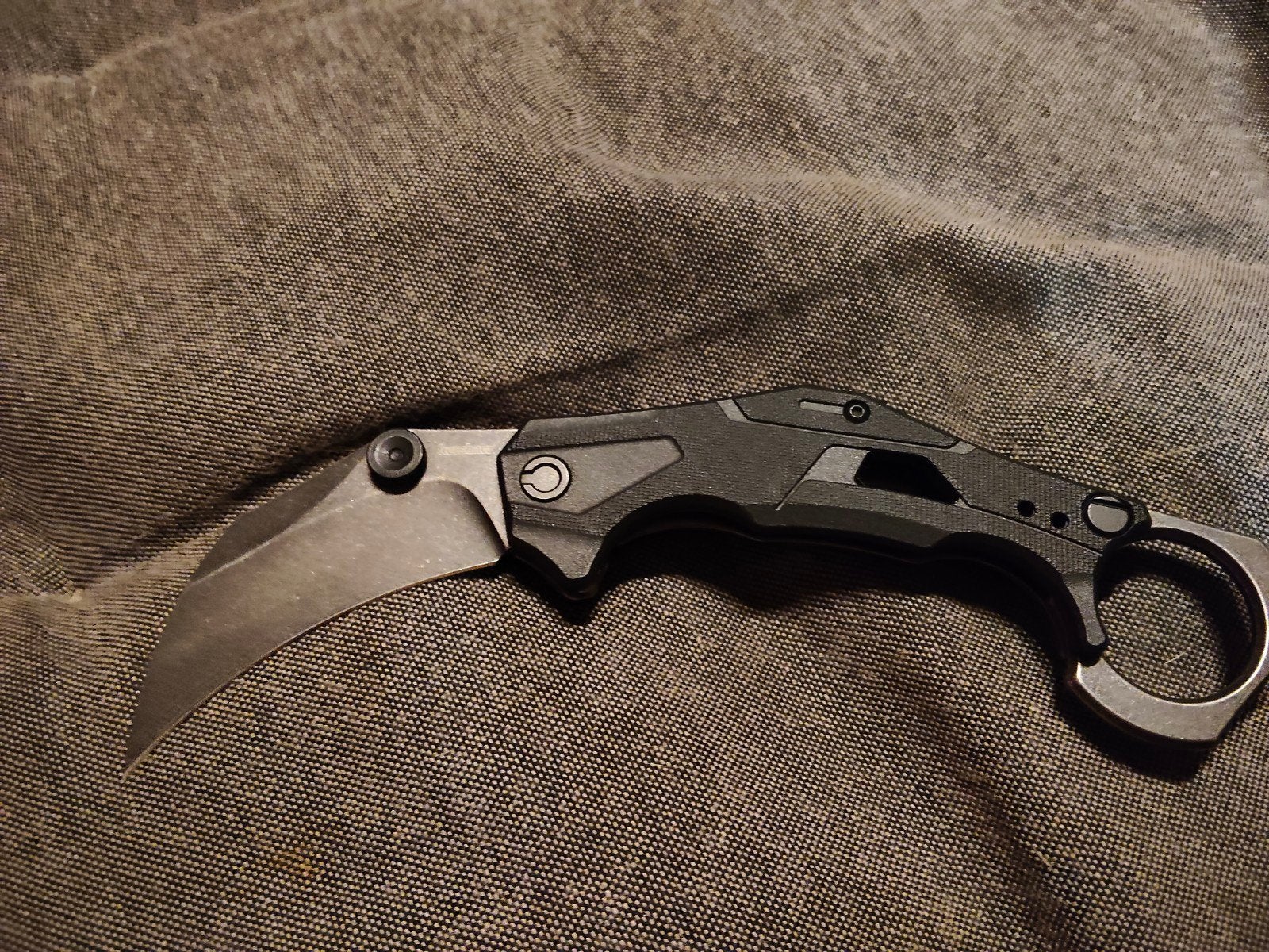 Kershaw OUTLIER karambit, Caravans en Kamperen, Kampeergereedschap, Ophalen of Verzenden