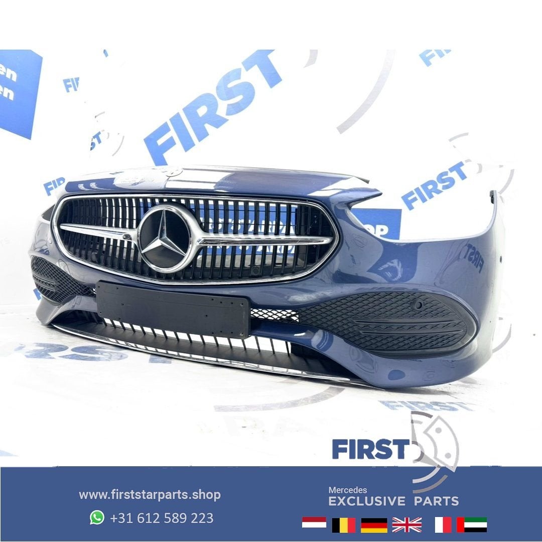 W206 BUMPER COMPLEET C KLASSE A2068858503 COMPLETE VOORBUMPE, Gebruikt, -, Voor, Ophalen of Verzenden