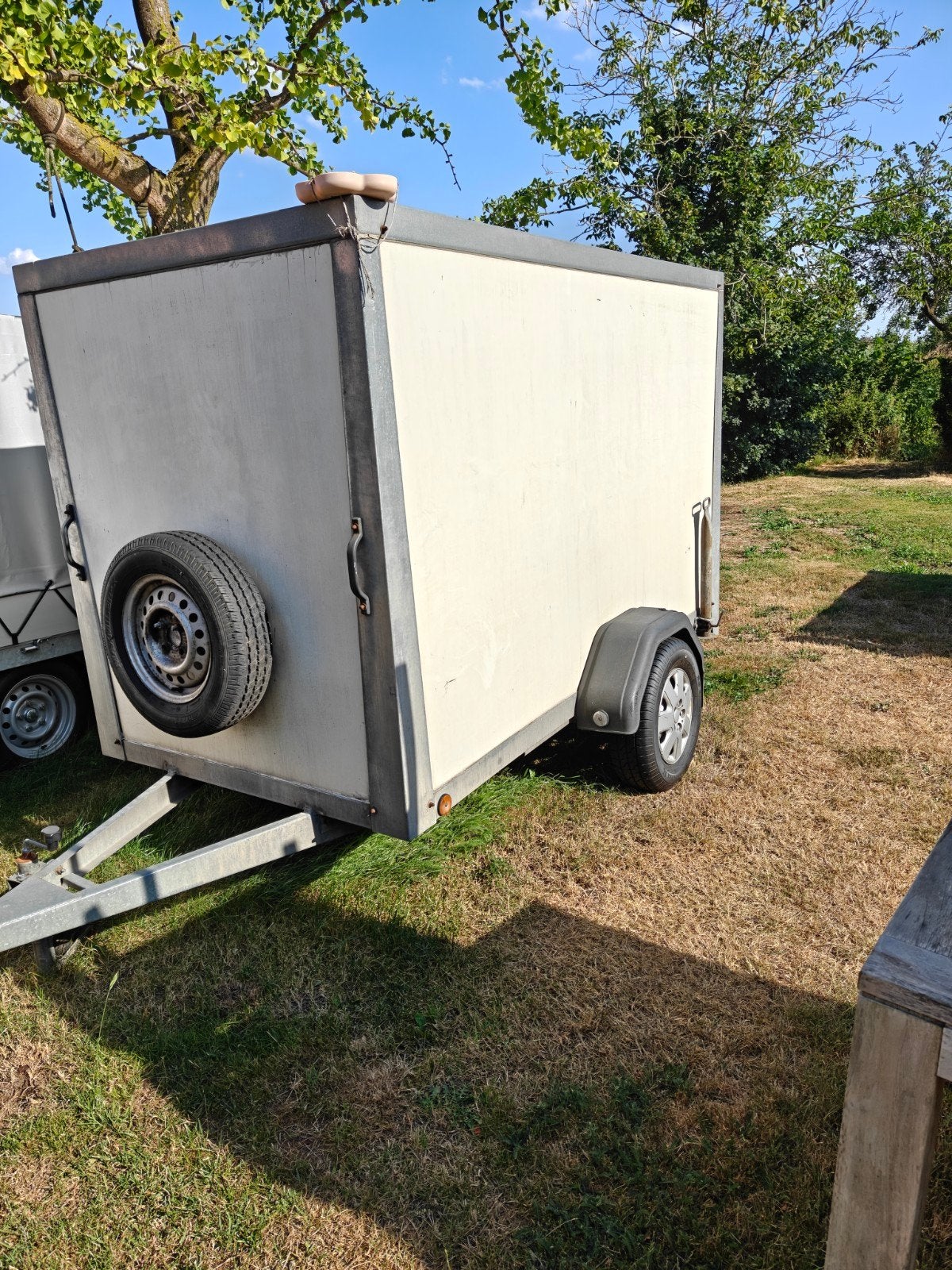 Aanhangwagen enkelasser 130 CM breed x 250cm lang, Auto diversen, Aanhangers en Bagagewagens, Ophalen