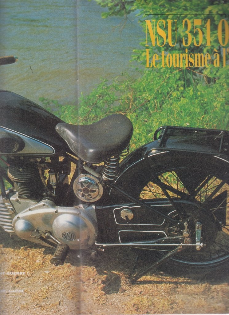1938 Moto NSU 351 OT collection, Livres, Envoi, Utilisé