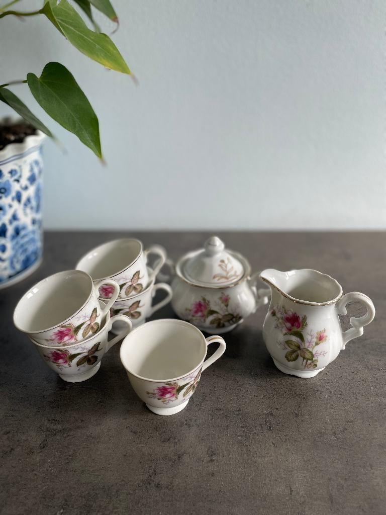 Vintage theeset van de Koninklijke Sphinx uit Maastricht, Antiek en Kunst, Ophalen