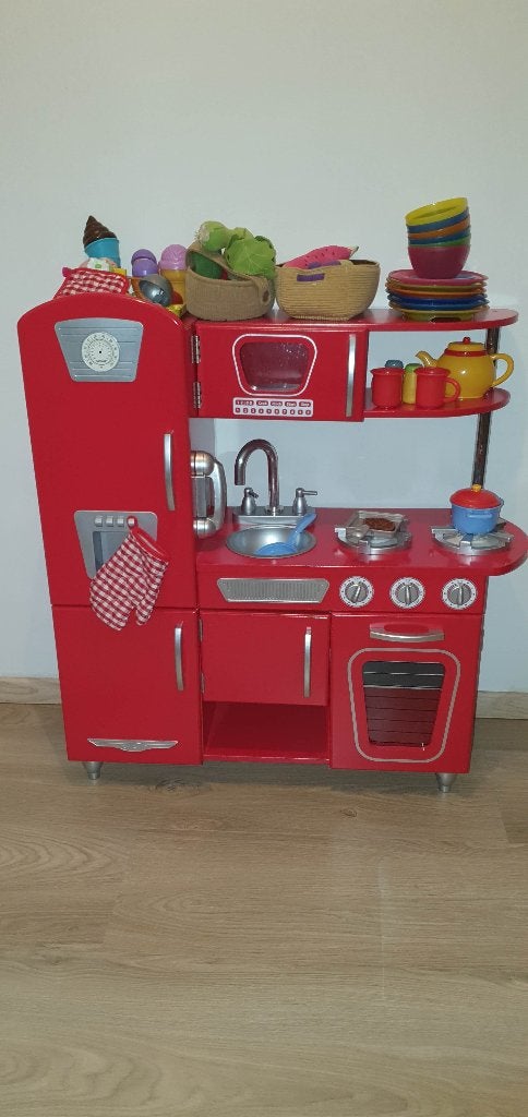 Retrokeuken en toebehoren, Ophalen, Gebruikt, Hout, Speelkeuken