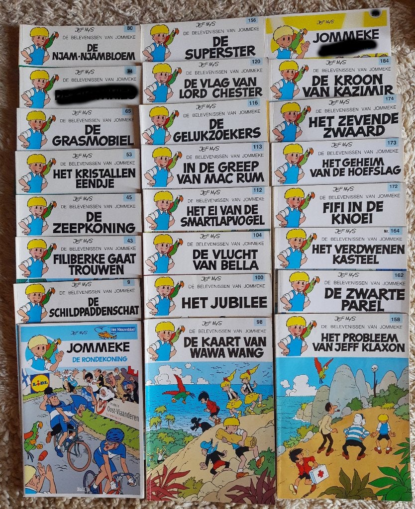 Jommeke strips, Boeken, Jef Nys, Europa, Ophalen of Verzenden, Zo goed als nieuw