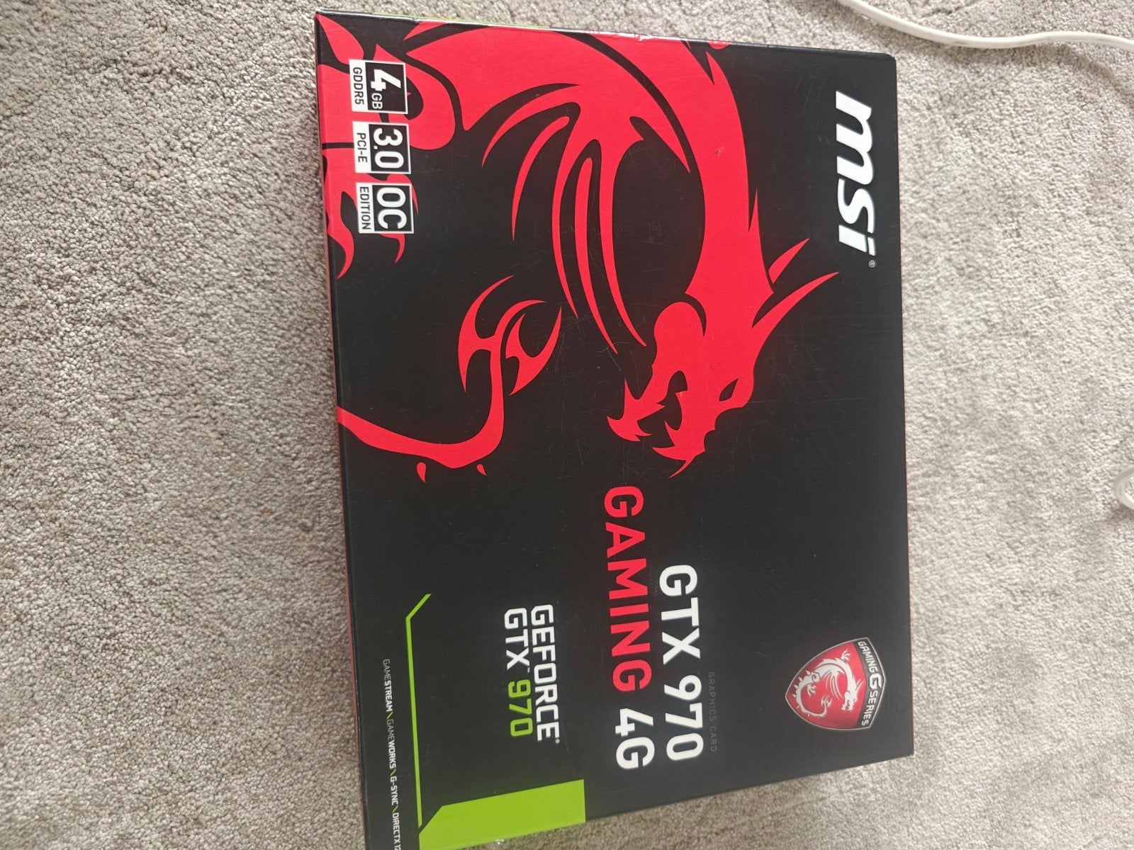 MSIGTX970 4GB, Computers en Software, Ophalen of Verzenden, Zo goed als nieuw, GDDR5, HDMI