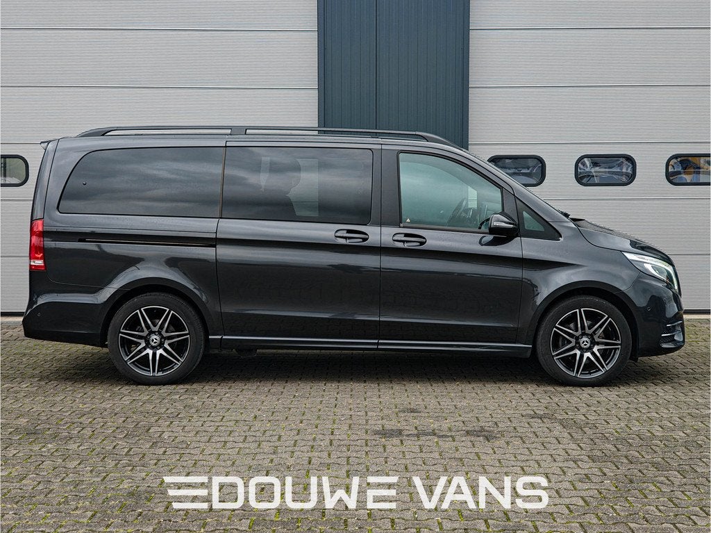 Mercedes-Benz V-Klasse V300 L2 DC 4-Matic AMG Line 360 Camer, Autos, Camionnettes & Utilitaires, Cuir, Argent ou Gris, Euro 6