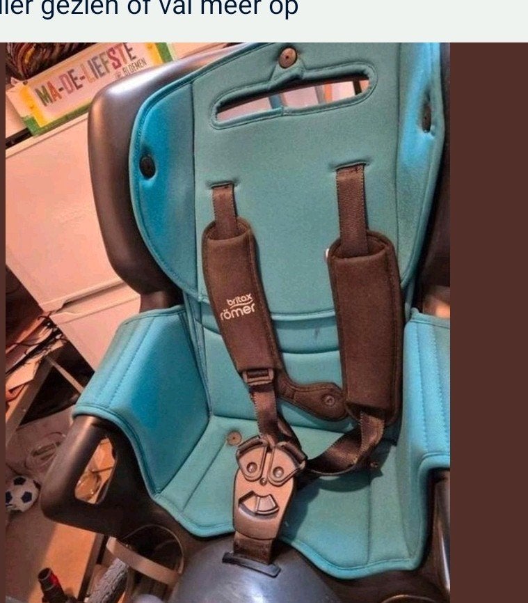 Siège de vélo Britax Romer 9 à 22 kilos, Enlèvement