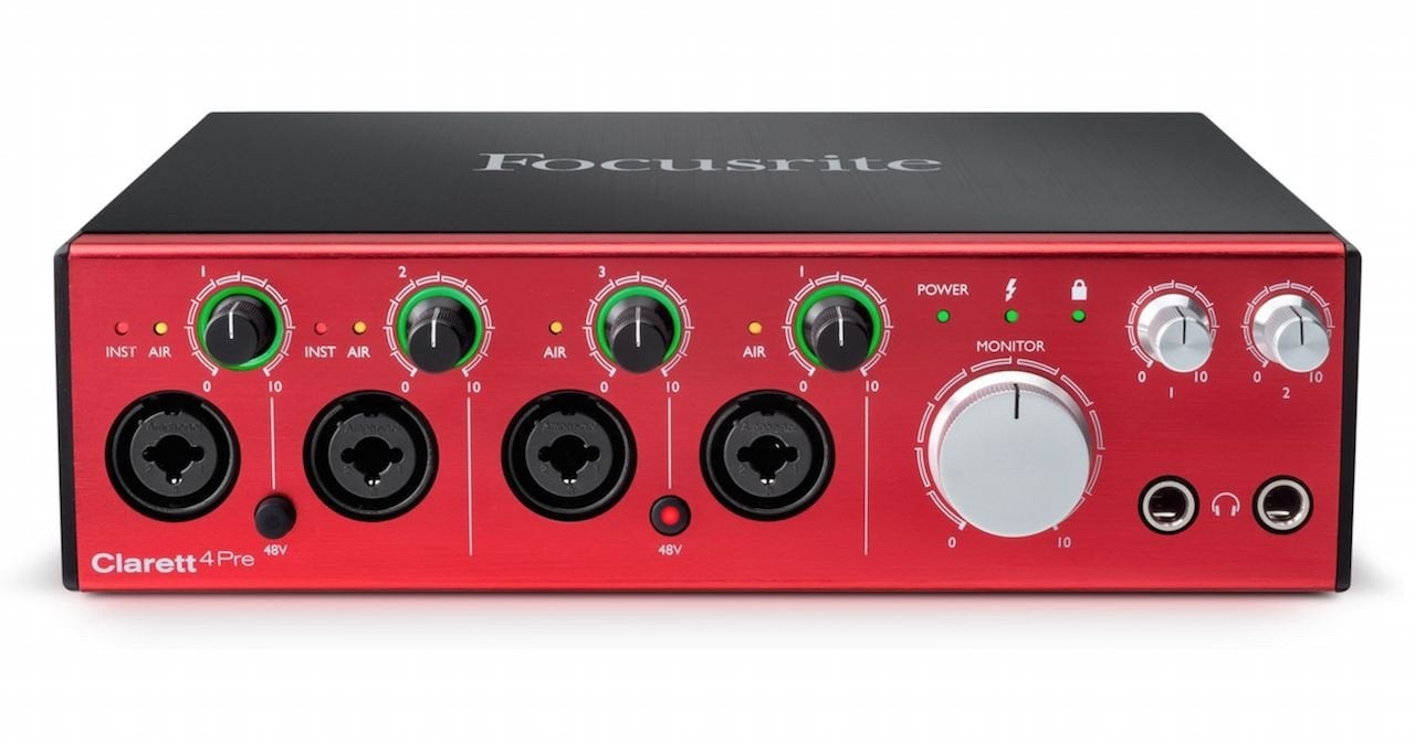 Focusrite Clarett 4pre thunderbolt, Ophalen of Verzenden, Zo goed als nieuw
