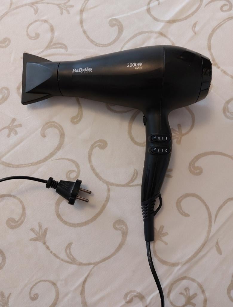 BABYLISS IONIC 2000W HAARDROGER, Ophalen of Verzenden, Zo goed als nieuw, Haarverzorging