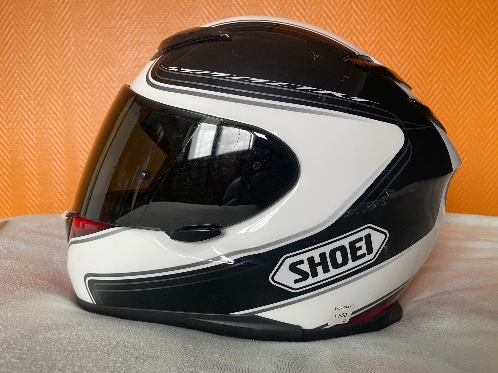 Shoei motorhelm, zeer propere staat, extra stukken en tas, Ophalen, Shoei