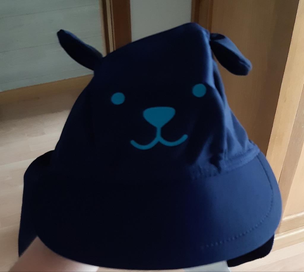 Zwempetje hoofdomtrek 48 cm, Kinderen en Baby's, Babykleding | Petten en Hoeden, Ophalen, Zo goed als nieuw, Jongetje of Meisje