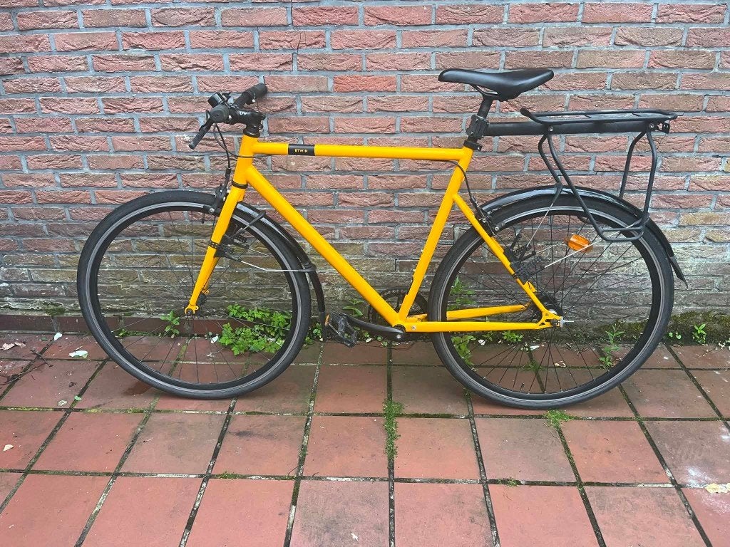 Sportieve herenfiets, Fietsen en Brommers, Ophalen, Zo goed als nieuw, Velgrem, Overige merken