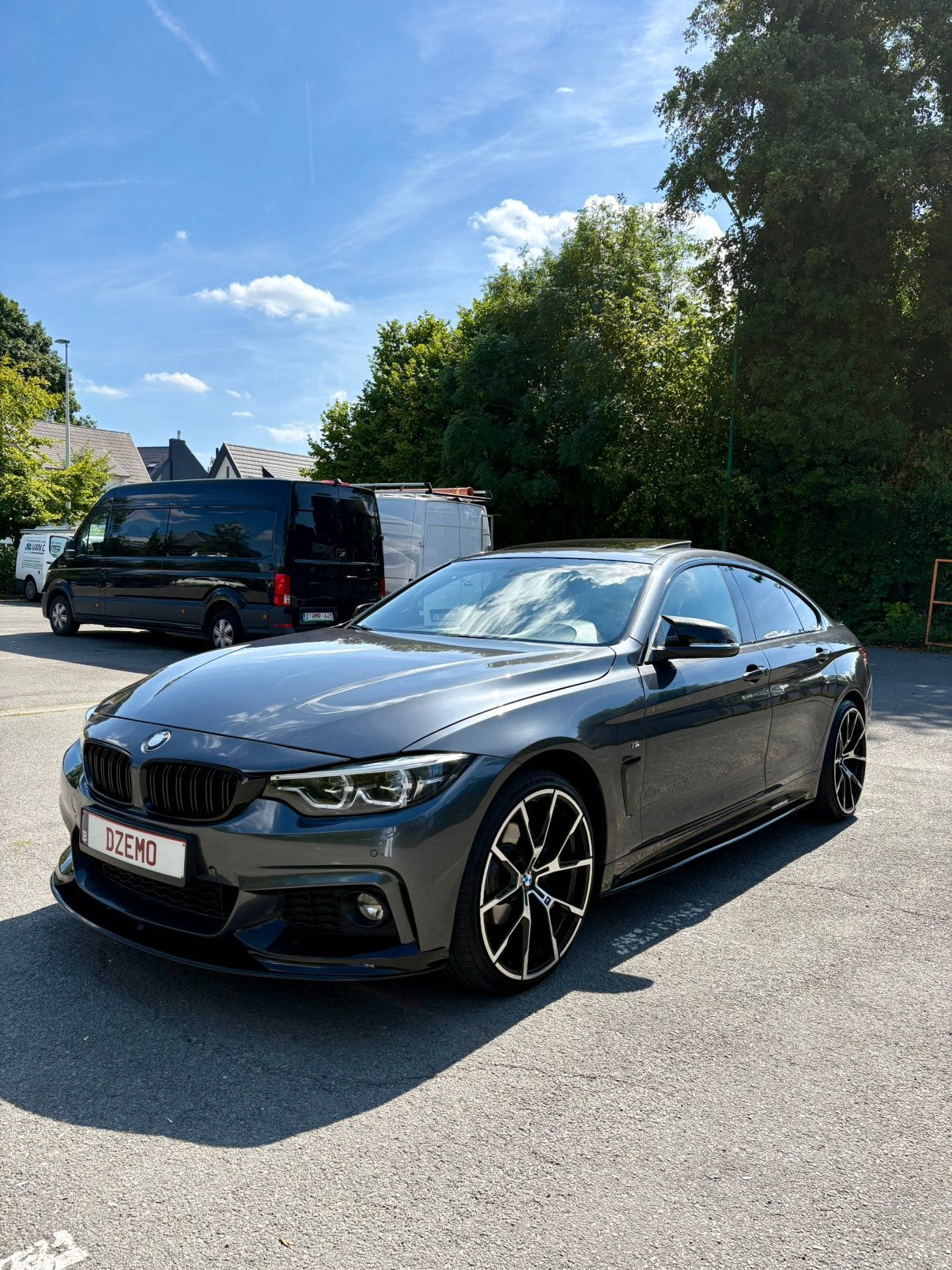 BMW 430i Gran Coupé M-Pakket – 2019, Autos, Argent ou Gris, Euro 6, Noir, 5 portes