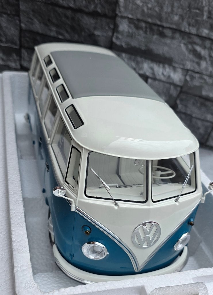 Volkswagen Combi T1Samba Bus RegattaBlau 1/12ème, Neuf, OttOMobile, Enlèvement ou Envoi, Voiture