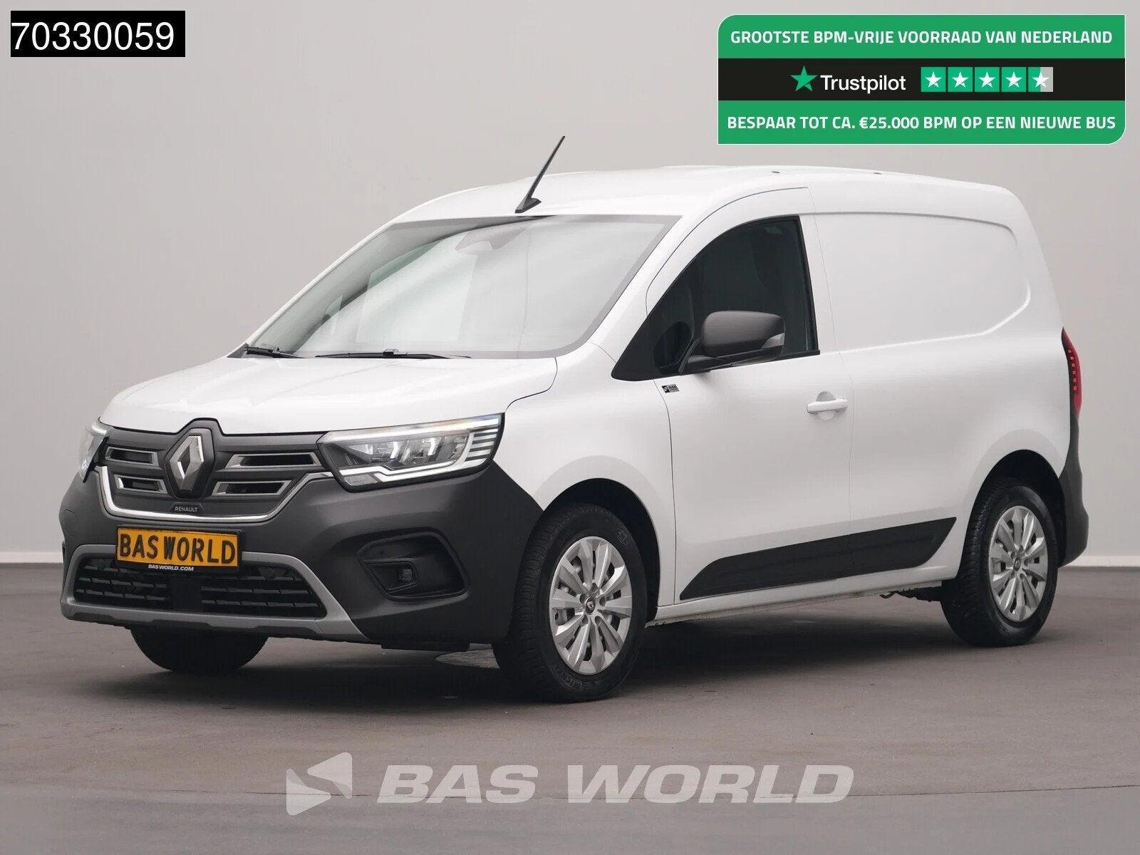 Renault Kangoo E-Tech 122pk Elektrisch 300km WLTP 45kWh L1H1, Achat, Entreprise, 3 places, Renault