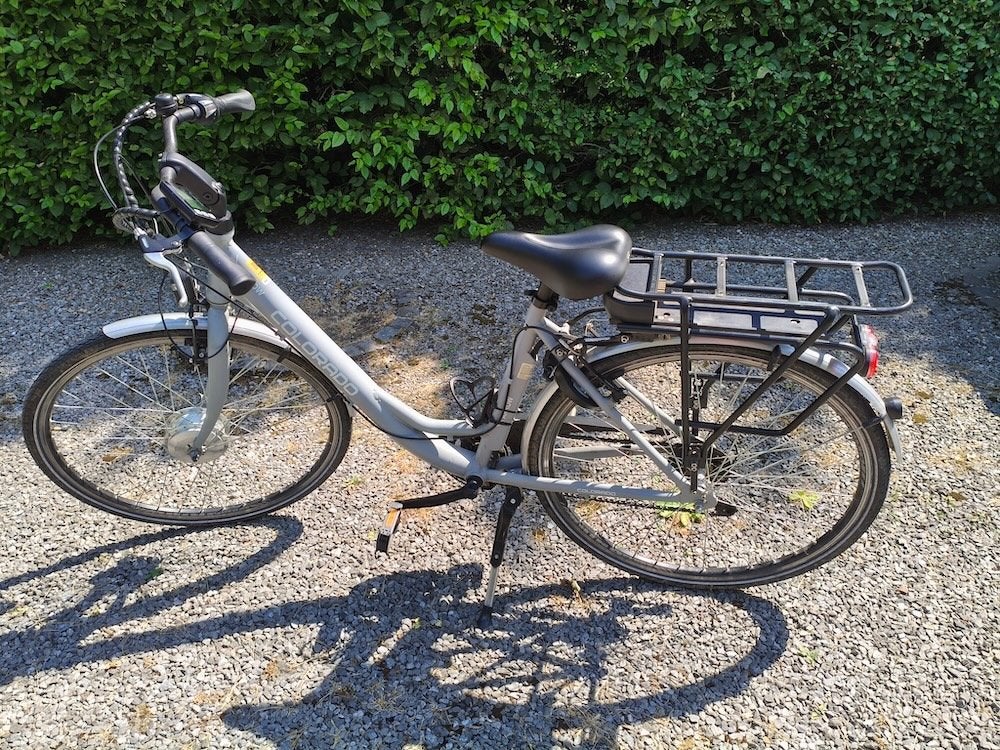 Vélo électrique pour dame, Enlèvement, Comme neuf, 50 km par batterie ou plus, Autres marques