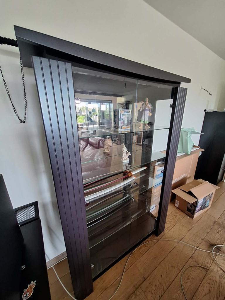 Meuble Vitrine avec miroir dans le fond 1m75 de hauteur, Maison & Meubles, Accessoires pour la Maison | Paravents d'intérieur