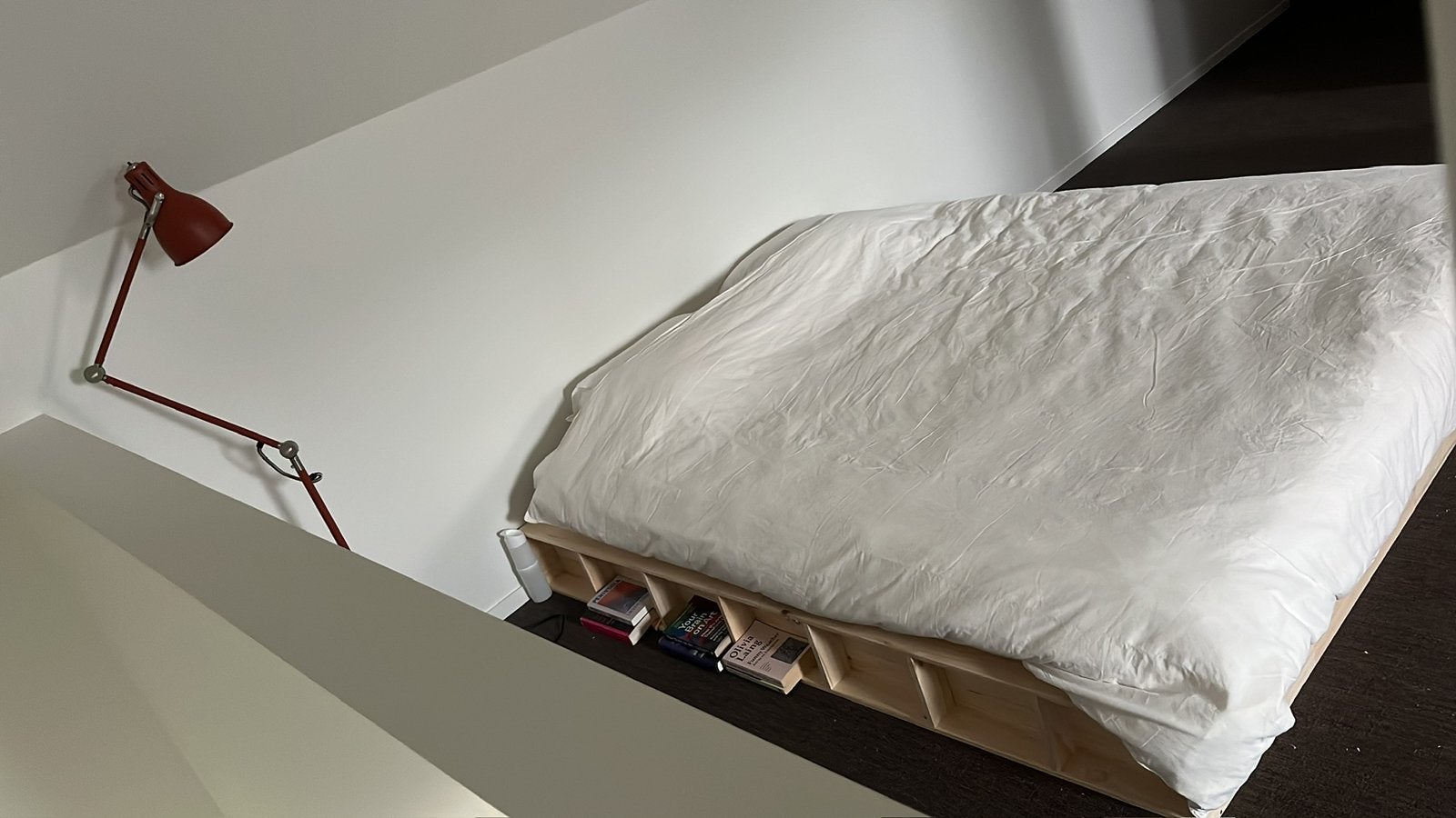 Houten bed, Huis en Inrichting, Ophalen, Zo goed als nieuw